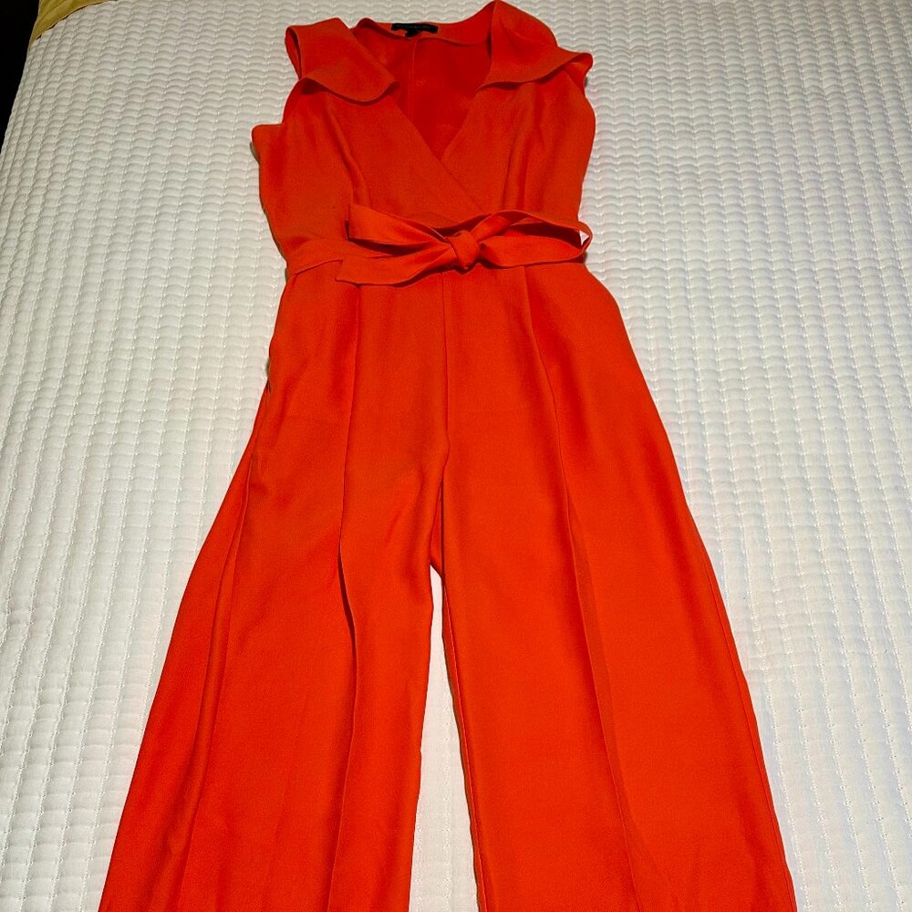 Banana Republic Orange Wide Leg Jumpsuit | 4